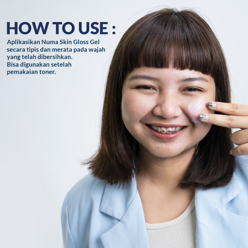 Bundling Numa Skin Deep Sea Water Treatment Lotion 50ml + Gloss Gel Moisturizer 30ml