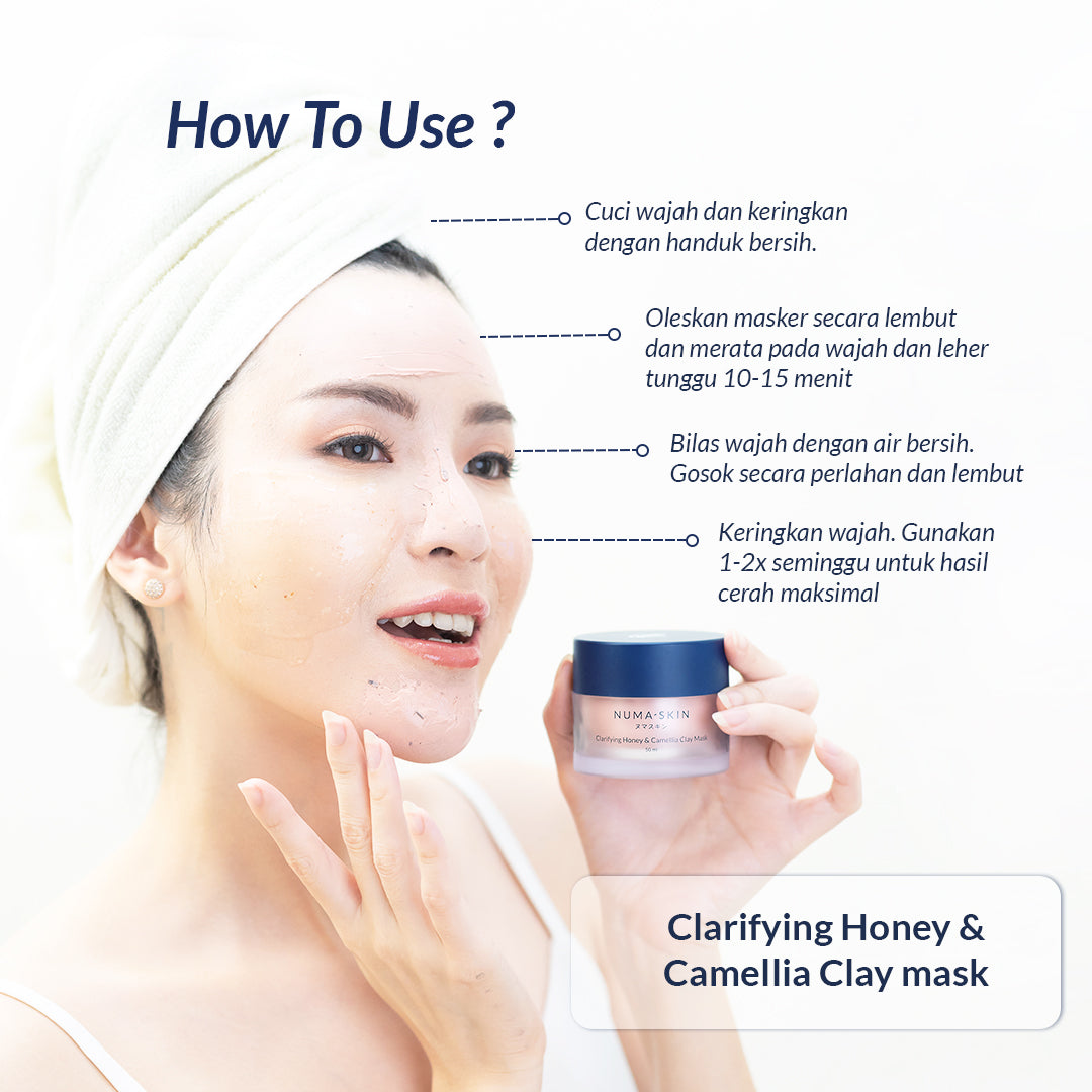 Clarifying Honey & Camellia Clay Mask 50ML