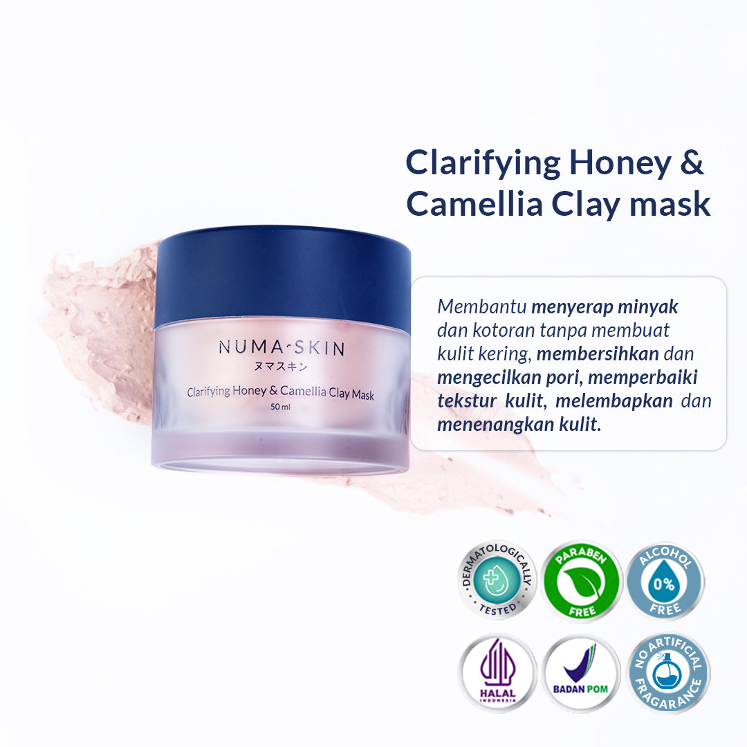 Bundling Deep Sea Water Treatment Lotion + Clarifying Honey & Camellia Clay Mask